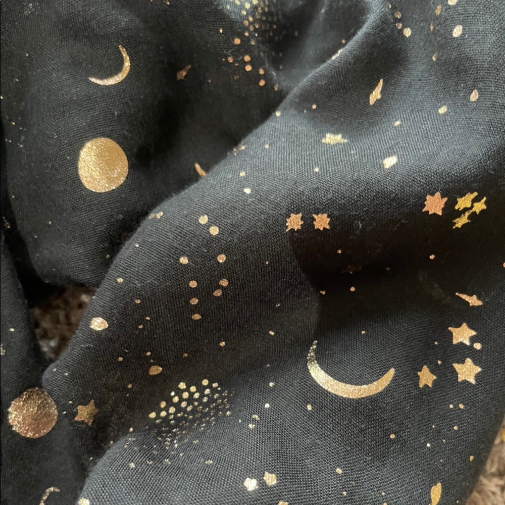 WITCHY GOTH BOHO CELESTIAL SCARF - Picture 3 of 3
